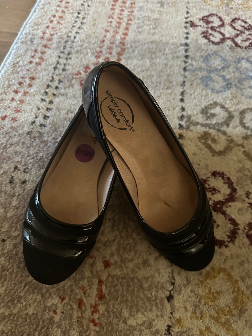 Women's Black Patent Ballet Flats